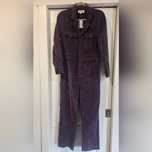 Madewell Velveteen Coverall Jumpsuit